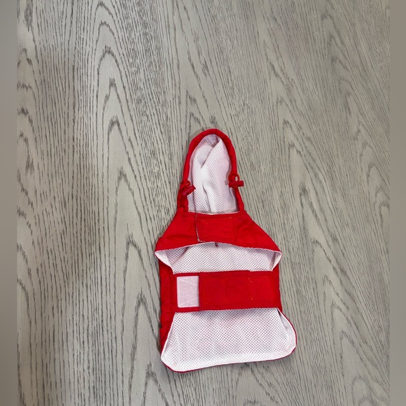 NWOT Fabdog Red Raincoat In Xs - Picture 2 of 8